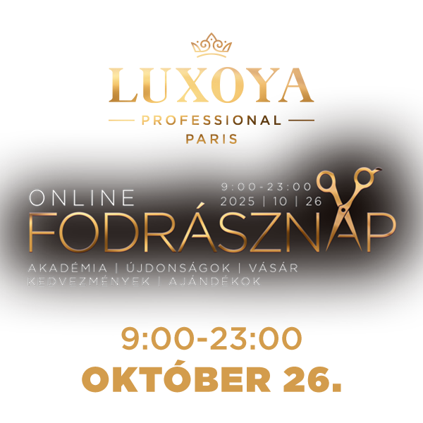 LUXOYA Fodrásznap Online közvetítés